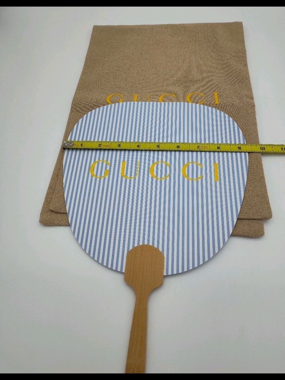 GUCCI 2023 Summer Novelty Hand Fan Japan Limited Promotional Collector Piece - Picture 8 of 9